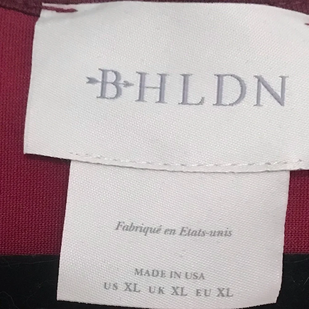 BHLDN Red Lush Velvet Maxi Dress for Cocktail or Bridesmaid | Size XL - Picture 3 of 4